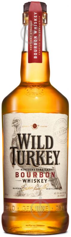 Бурбон WILD TURKEY 81 до 8 років витримки 1 л - фото 1