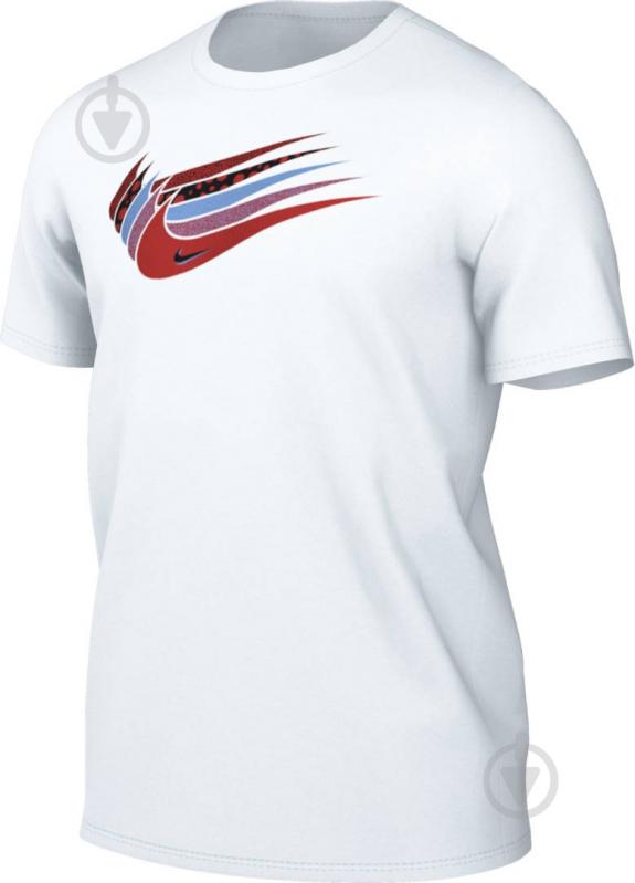 Футболка Nike M NSW 12 MO SWOOSH TEE DN5243-100 р.M белый - фото 1