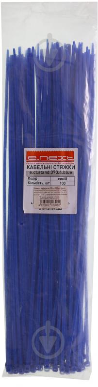 Стяжка кабельна E.NEXT e.ct.stand.370.4.blue 4х370мм - фото 3