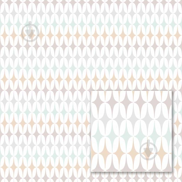 Обои виниловые горячего тиснения Sintra Mixing RETRO 569023 1,06x10,05 м - фото 1