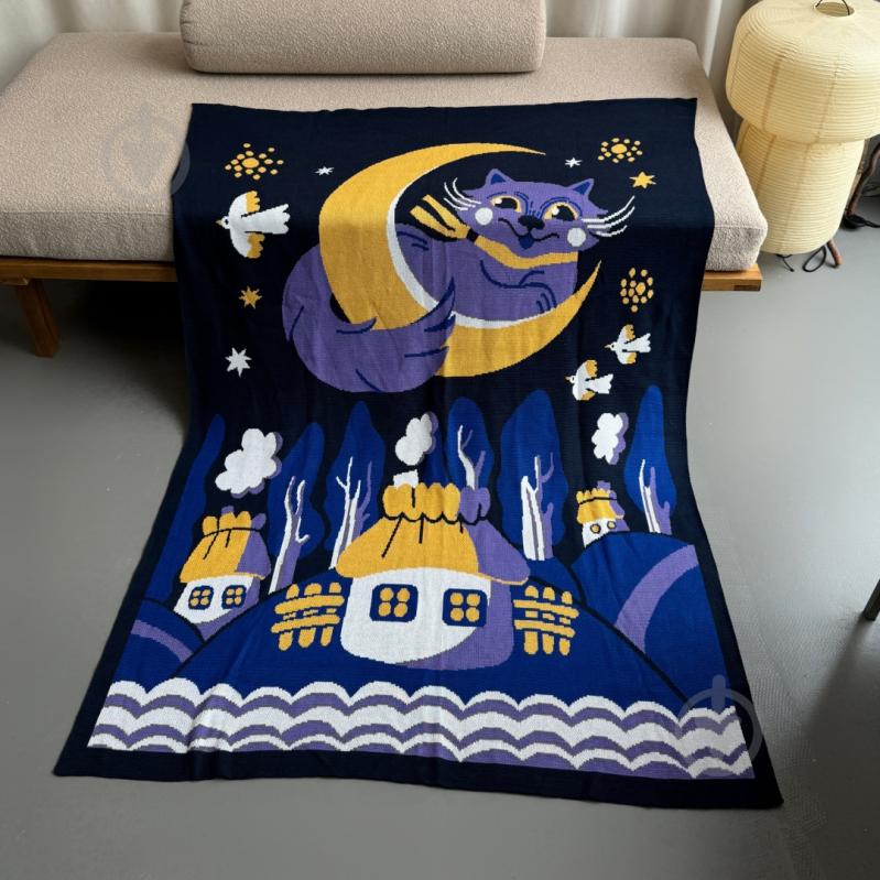 Плед «Колыбельная» 130x170 см синий Orner - фото 4