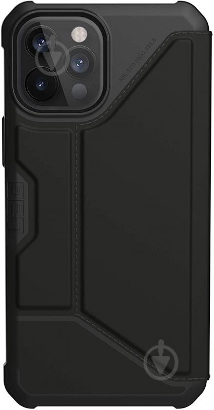 Чехол UAG Metropolis (PU) SATN Black 112366113840 для Apple iPhone 12 Pro Max - фото 1