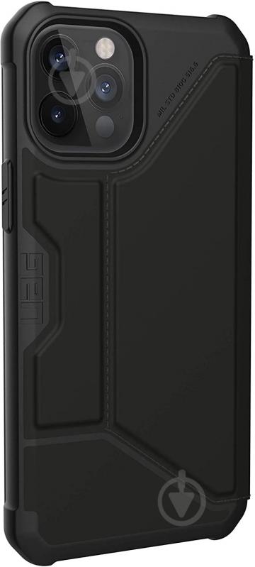 Чехол UAG Metropolis (PU) SATN Black 112366113840 для Apple iPhone 12 Pro Max - фото 2