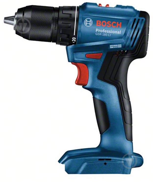 Набір інструментів Bosch Professional GSR 185-LI + GWS 180-LI + GBH 180-LI (2x 4.0 Ah, GAL 18V-40, bag), brus 0615990N1Y - фото 2