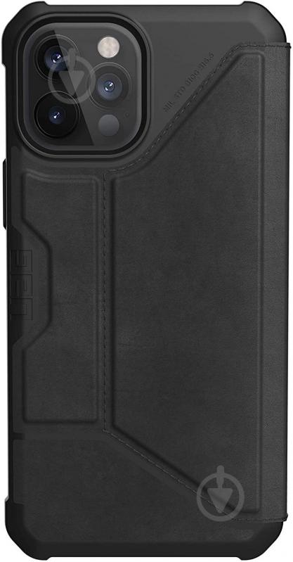 Чехол UAG Metropolis Leather Black 112366118340 для Apple iPhone 12 Pro Max - фото 1