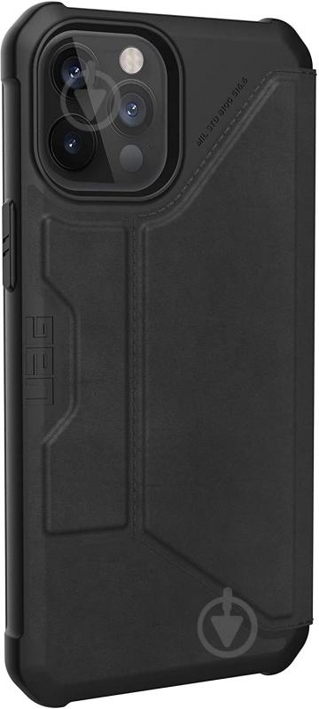 Чехол UAG Metropolis Leather Black 112366118340 для Apple iPhone 12 Pro Max - фото 2