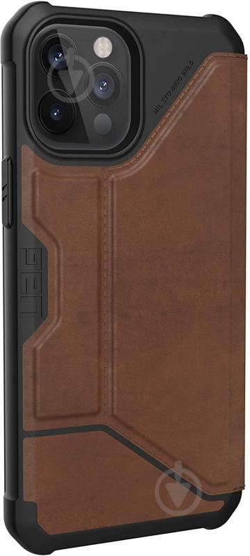Чохол UAG Metropolis Leather Brown 112366118380 для Apple iPhone 12 Pro Max - фото 2