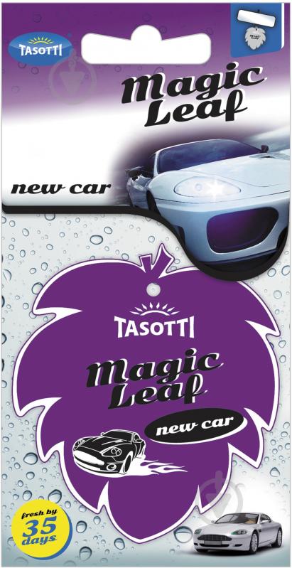 Ароматизатор подвесной Tasotti Magic Leaf New Car - фото 1 Ароматизатор подвесной Tasotti Magic Leaf New Car - фото 1