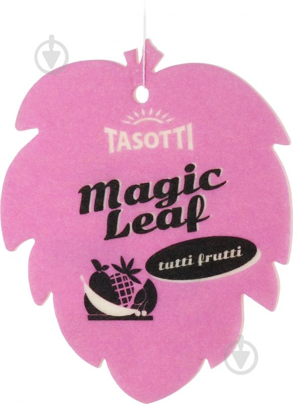 Ароматизатор подвесной  Tasotti Magic Leaf tutti frutti - фото 2