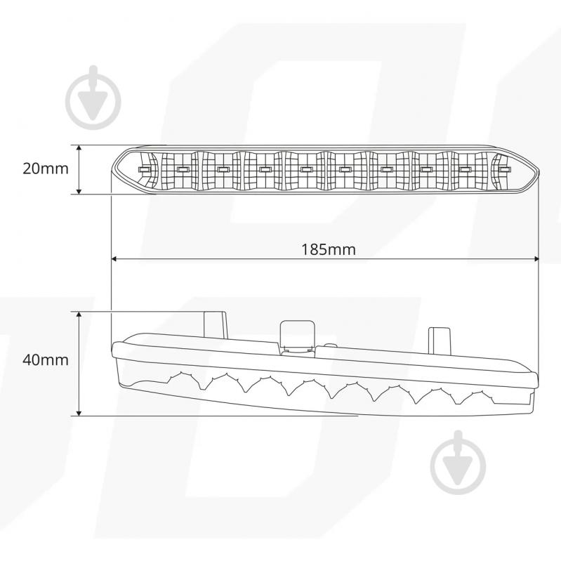 Фара додаткова AMiO DRL 810 ver.2 (01266) 6 Вт 12 В - фото 5 Фара додаткова AMiO DRL 810 ver.2 (01266) 6 Вт 12 В - фото 5