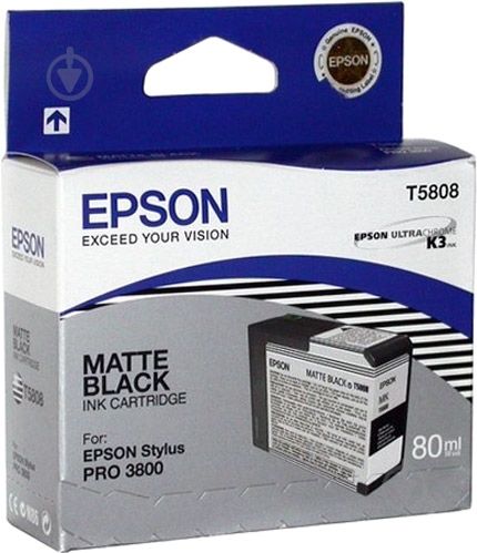 Картридж Epson  T5808 Matte Black (C13T580800) black matte C13T580800 - фото 1