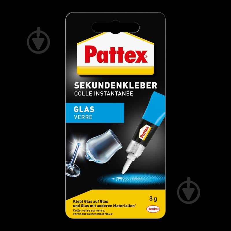 Суперклей Henkel Pattex для скла 3 г - фото 2