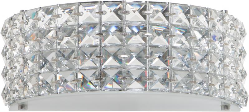 Бра Altalusse 2x40 Вт E14 белый хром INL-1128W-02 chrome - фото 1
