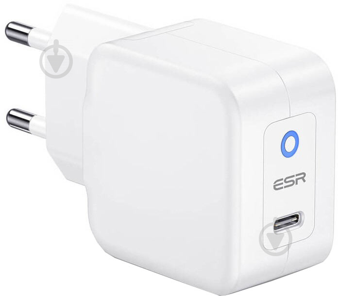 Сетевое зарядное устройство ESR USB-C mini PD Charger 20W для быстрой зарядки iPhone - фото 1