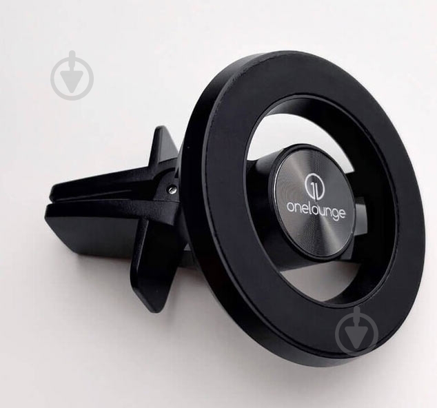 Автотримач OneLounge 1Mag MagSafe для iPhone 13 | 12 чорний - фото 4