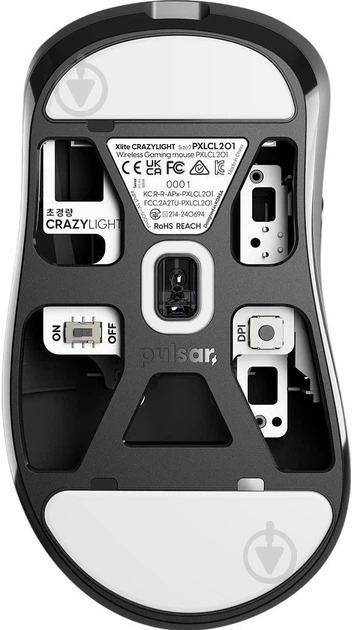 Мышка беспроводная Pulsar Xlite Crazylight Medium 8К black (PXLCL201) - фото 4 Мышка беспроводная Pulsar Xlite Crazylight Medium 8К black (PXLCL201) - фото 4