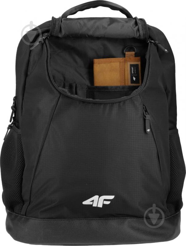 Рюкзак 4F BACKPACK U217 4FSSS23ABACU217-20S 30 л чорний - фото 3