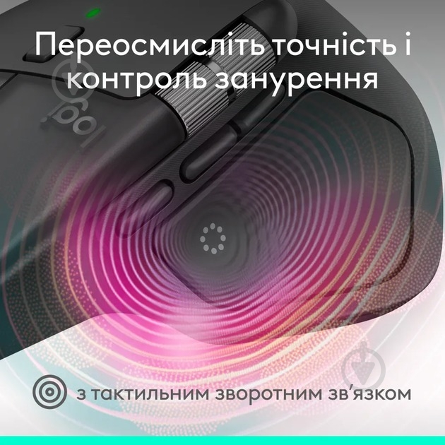 Мишка бездротова Logitech MX Master 4 for Business black (910-007617) - фото 3