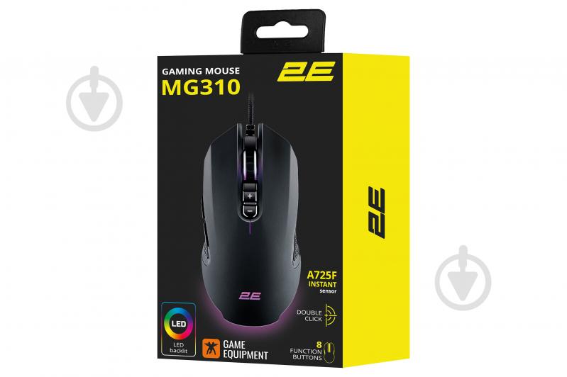 Миша 2E Gaming MG310 LED USB black (2E-MG310UB) - фото 6