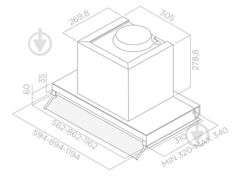 Витяжка Elica BOX IN IX/A/60 - фото 13