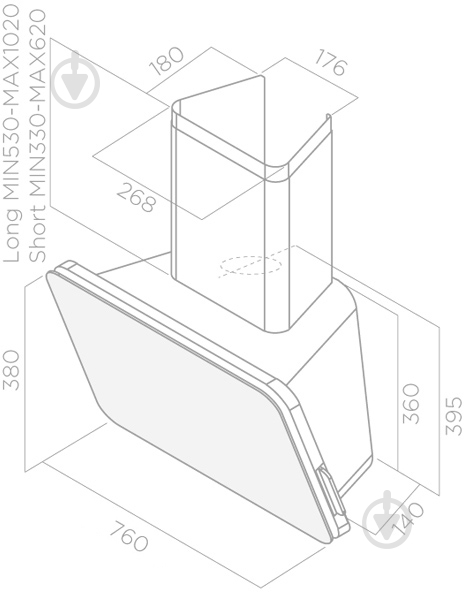Вытяжка Elica TIFFANY BL/F/80 - фото 3
