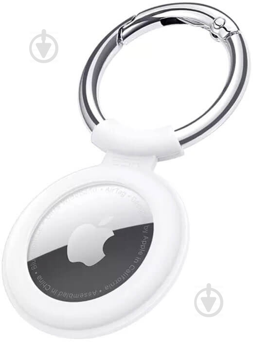 Чохол-брелок ESR Cloud Silicone Keychain Case для AirTag white - фото 3