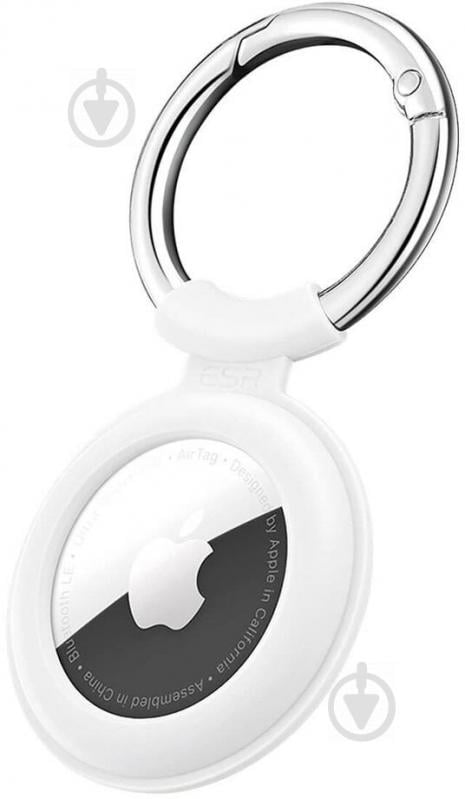 Чохол-брелок ESR Cloud Silicone Keychain Case для AirTag white - фото 1