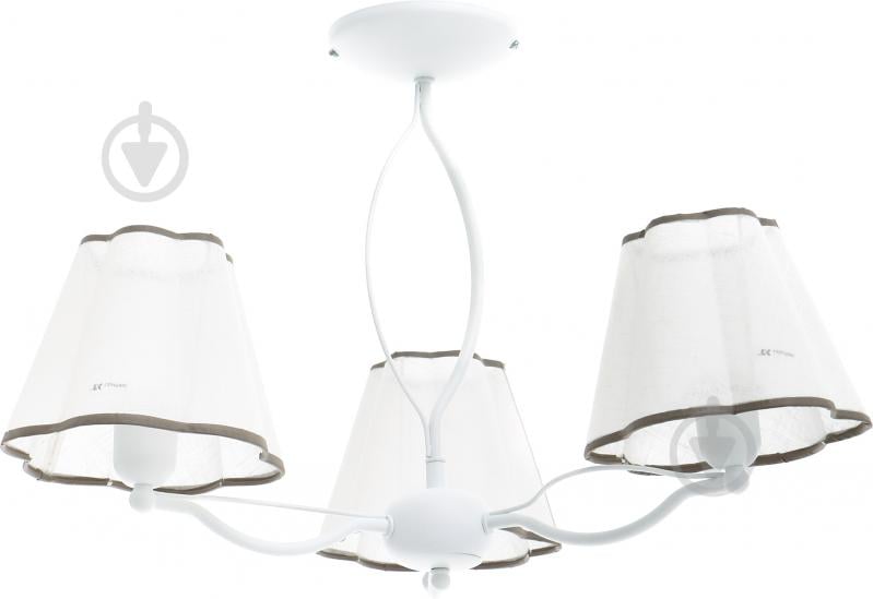 Люстра потолочная TK Lighting Stokrotka 3x60 Вт E27 белый 1293 - фото 1 Люстра потолочная TK Lighting Stokrotka 3x60 Вт E27 белый 1293 - фото 1