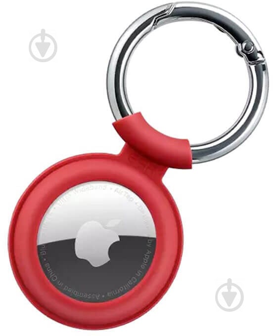 Чохол-брелок ESR Cloud Silicone Keychain Case для AirTag Red - фото 3