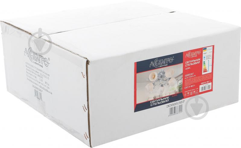 Люстра потолочная Accento lighting Algol 5xE27 хром ALG-73331/5 - фото 3