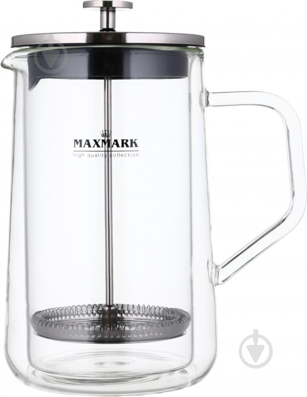 Френч-пресс Maxmark 1 л MK-77-1000 - фото 1 Френч-пресс Maxmark 1 л MK-77-1000 - фото 1