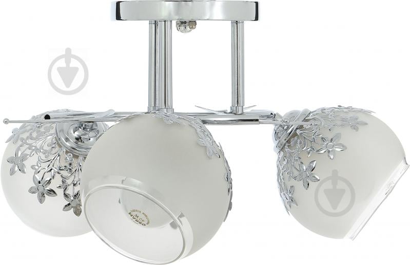 Люстра стельова Accento lighting Cobalto 3xE27 хром ALG-78828/3 - фото 2