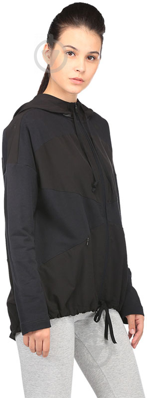 Толстовка Puma TRANSITION FZ Jacket 59238101 р. S черный - фото 3