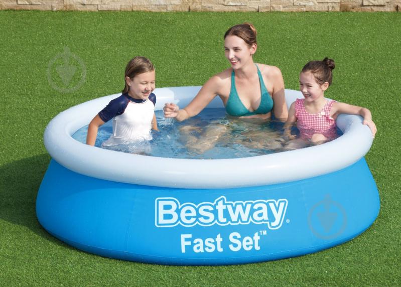 Басейн надувний Bestway Fast Set 940 л 183х51 см 57252 - фото 6