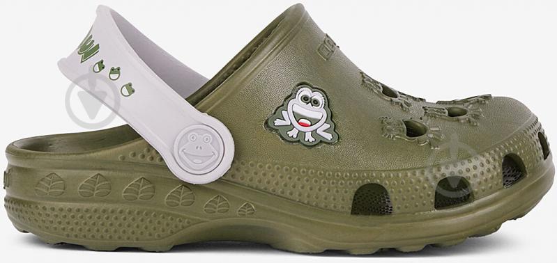 Сабо Coqui 8701 ARMY GREEN/KHAKI GREY 8701-100-2646 р.23/24 зелений - фото 4