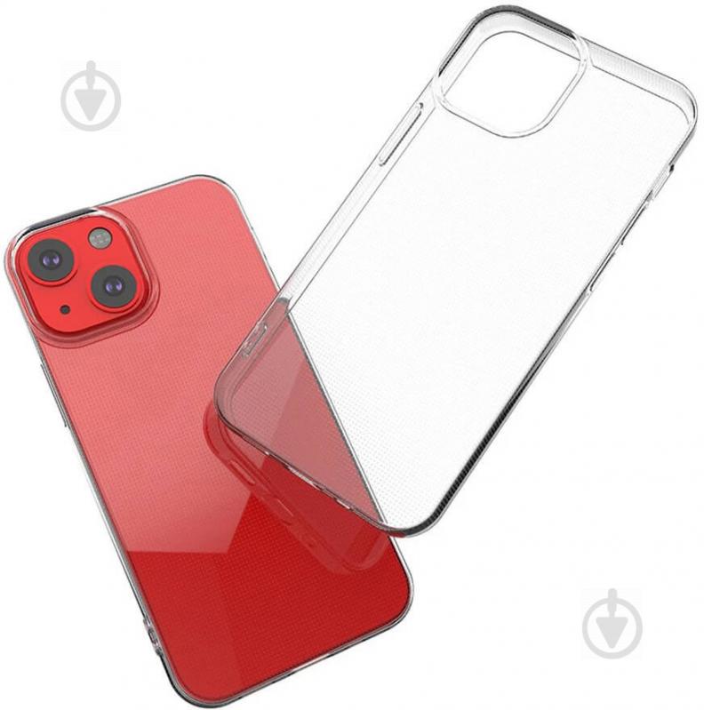 Чохол-накладка OneLounge 1Silicol для Apple iPhone 13 transparent (14204) - фото 3