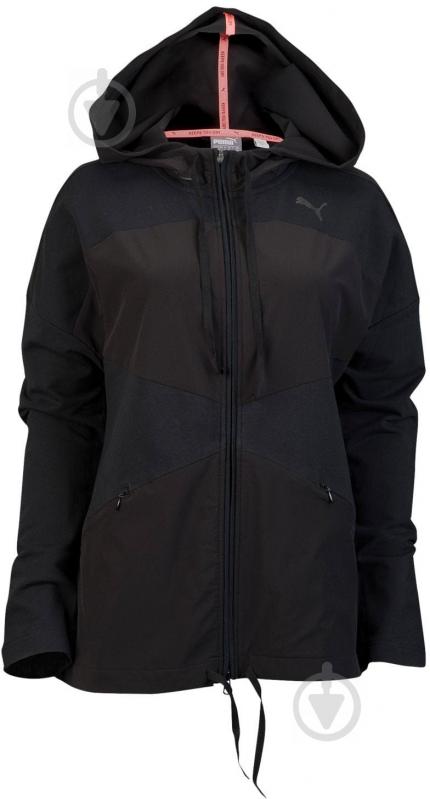 Толстовка Puma TRANSITION FZ Jacket 59238101 р. XS чорний - фото 4