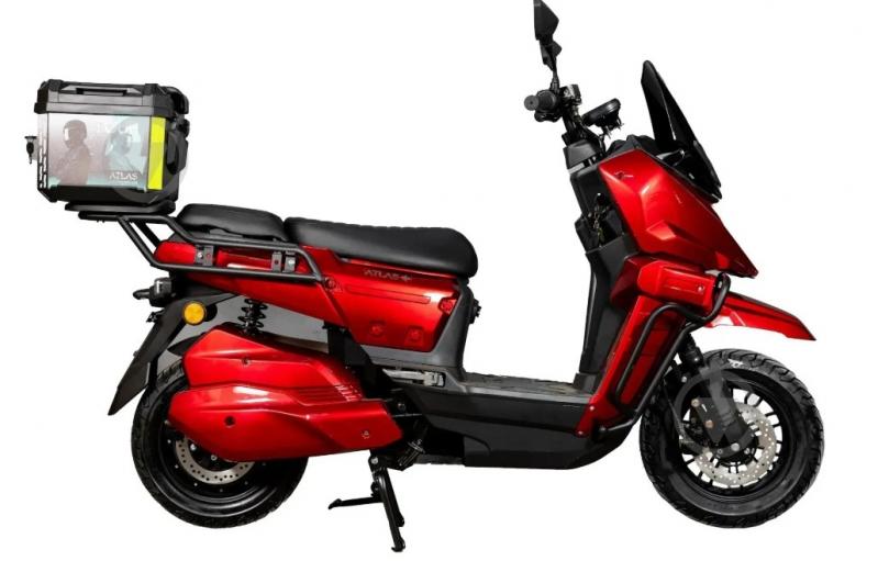 Электроскутер ATLAS Tour Box 2000W Red - фото 3
