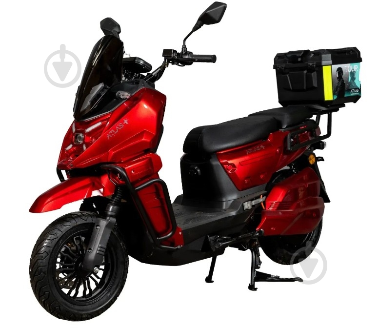 Электроскутер ATLAS Tour Box 2000W Red - фото 1