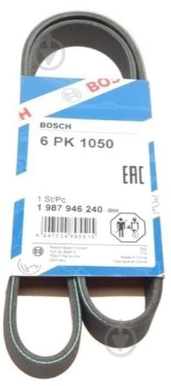 Ремень поликлиновый Bosch 1 987 946 240 - фото 1