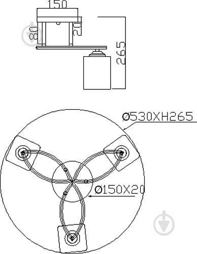 Люстра потолочная Accento lighting VIRGO 3xE27 хром ALG-73085/3 - фото 5