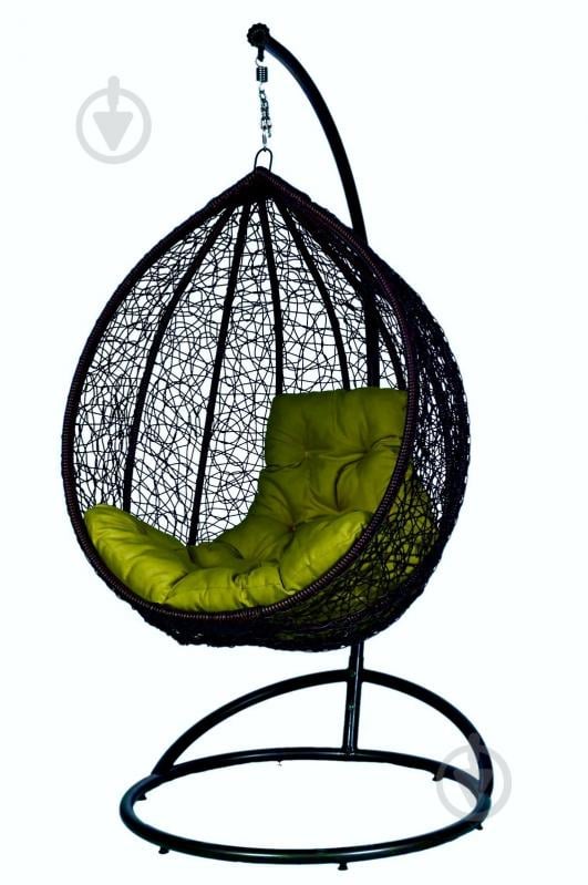 Крісло-кокон Rattwood Smart коричневий - фото 1