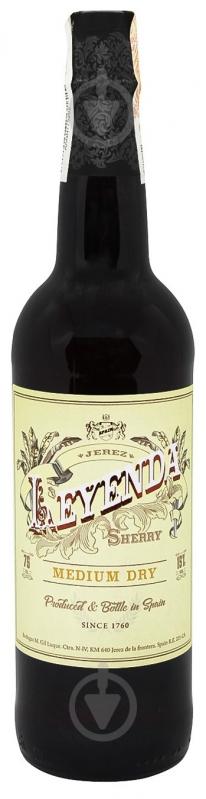 Вино Valdespino крепленое херес белое Медиум Драй Леенда 0,75 л - фото 1