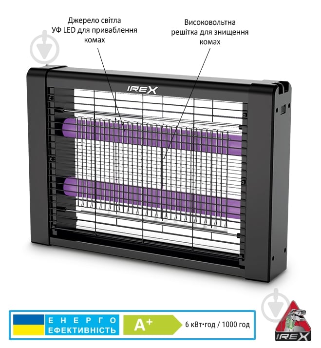 Світильник для знищення комах IREX LED 2 Вт - фото 4 Світильник для знищення комах IREX LED 2 Вт - фото 4