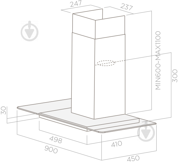 Витяжка Elica FLAT GLASS PLUS IX/A/90 - фото 4