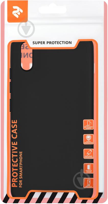 Чехол 2E Basic для VIVO Y93 SOFT FEELING black (2E-V-Y93-NKSF-BK) - фото 3