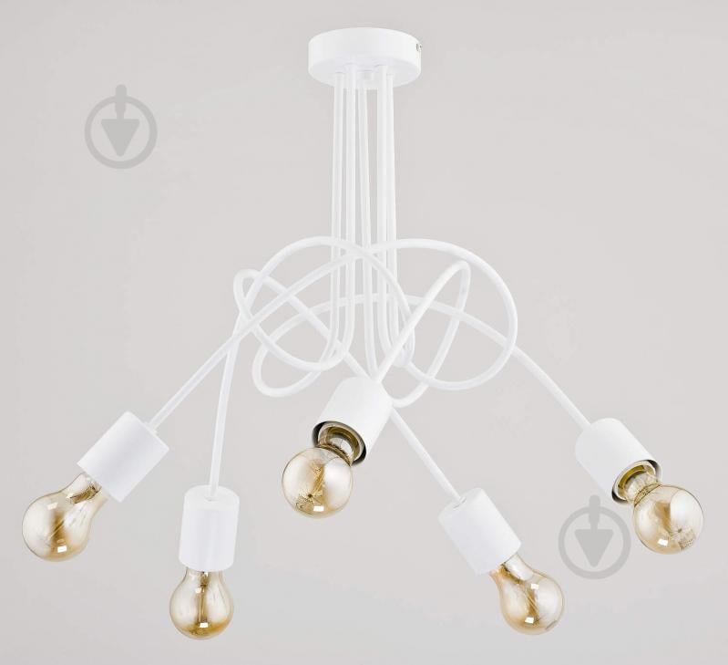 Люстра потолочная ALFA Tango 5xE27 белый 23615 - фото 1