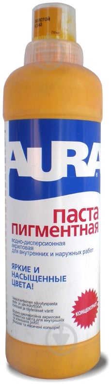 Пигмент Aura золотой 750 мл - фото 1