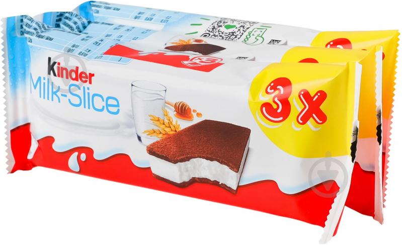 Десерт Kinder с молочной начинкой Milk-slice 3х28г - фото 3