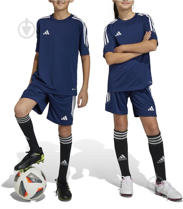 Шорты Adidas Tiro 23 Club HZ0180 р. 116 синий - фото 5 Шорты Adidas Tiro 23 Club HZ0180 р. 116 синий - фото 5